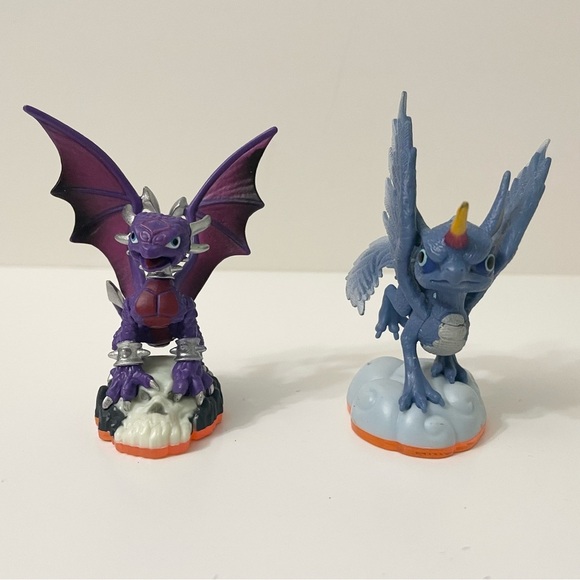 Lot of 4 Skylanders Figures Whirlwind Cynder Double Trouble Totem Pop Fizz - Picture 2 of 12